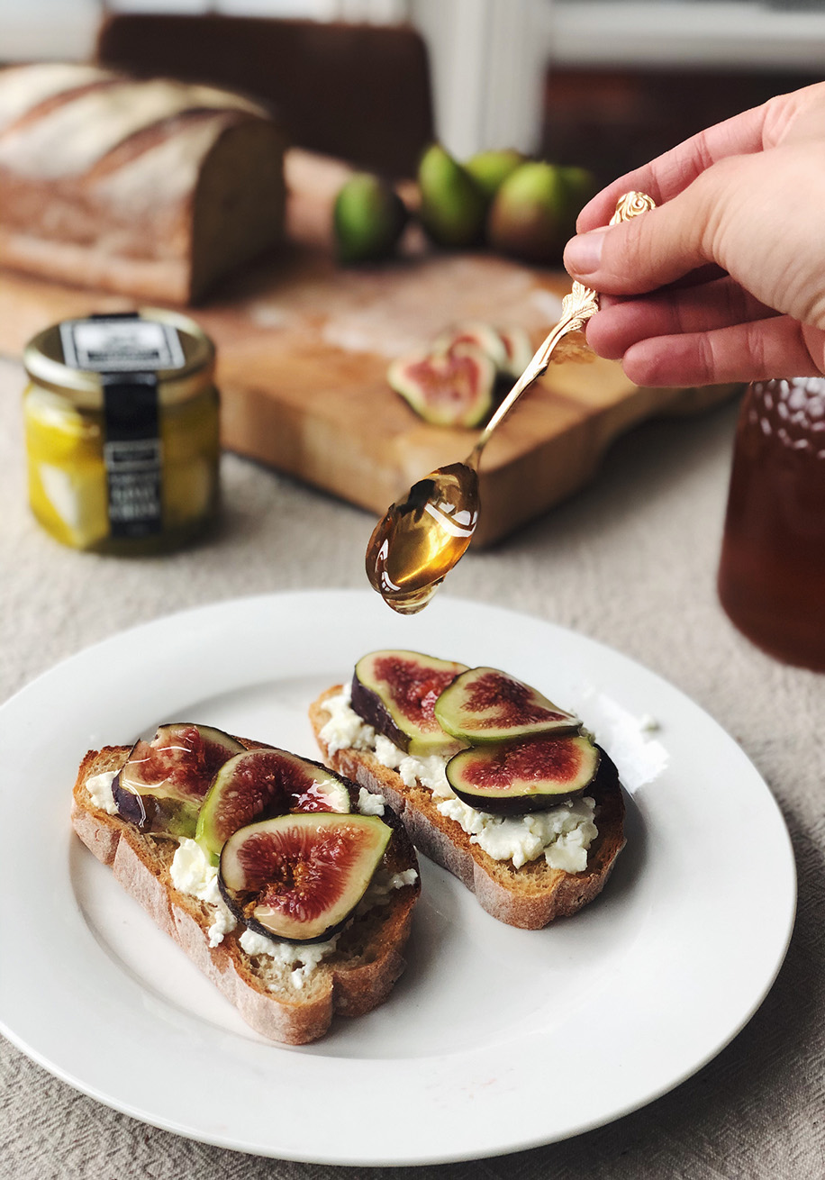 Photo of Fig, Honey & Goat Cheese on Sourdough
