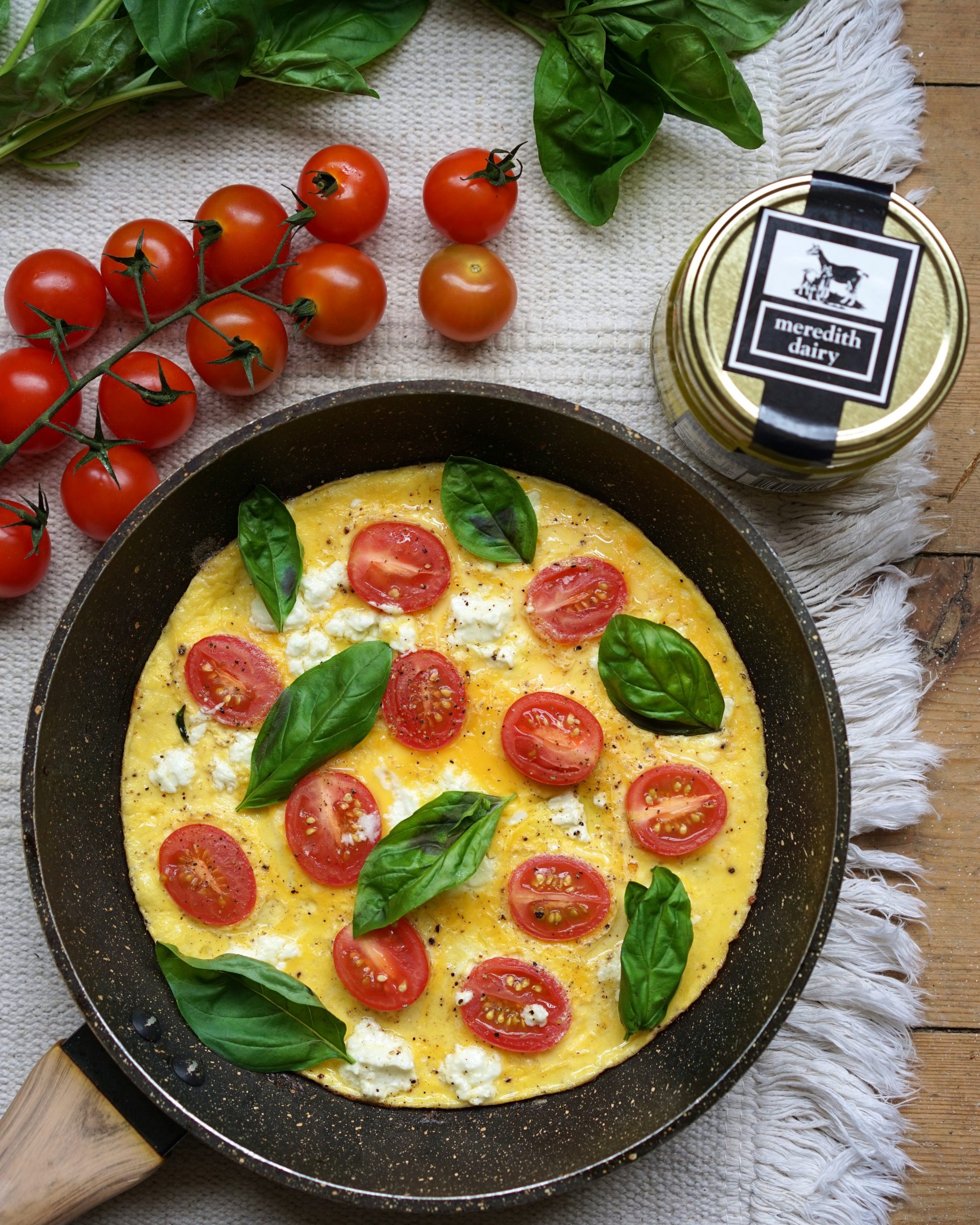 Photo of Tomato and Marinated Goat Cheese Omelette