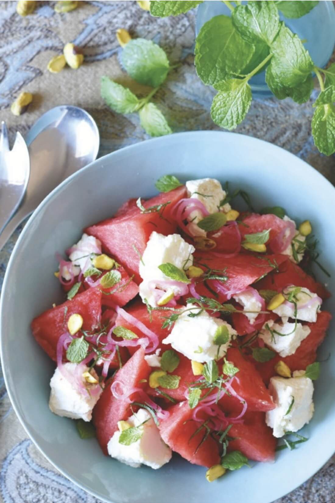 Photo of Watermelon, Goat Cheese & Mint Salad