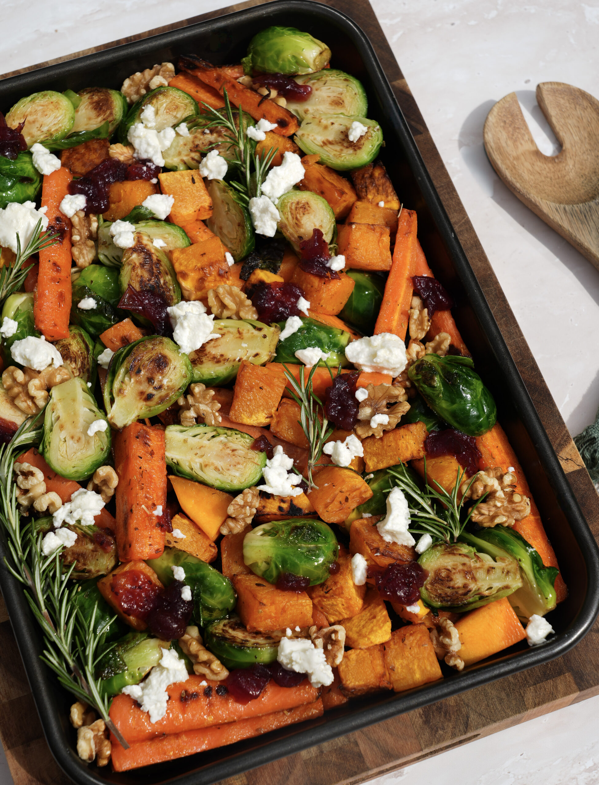 Photo of Roasted Vegetables with Marinated Goat Cheese