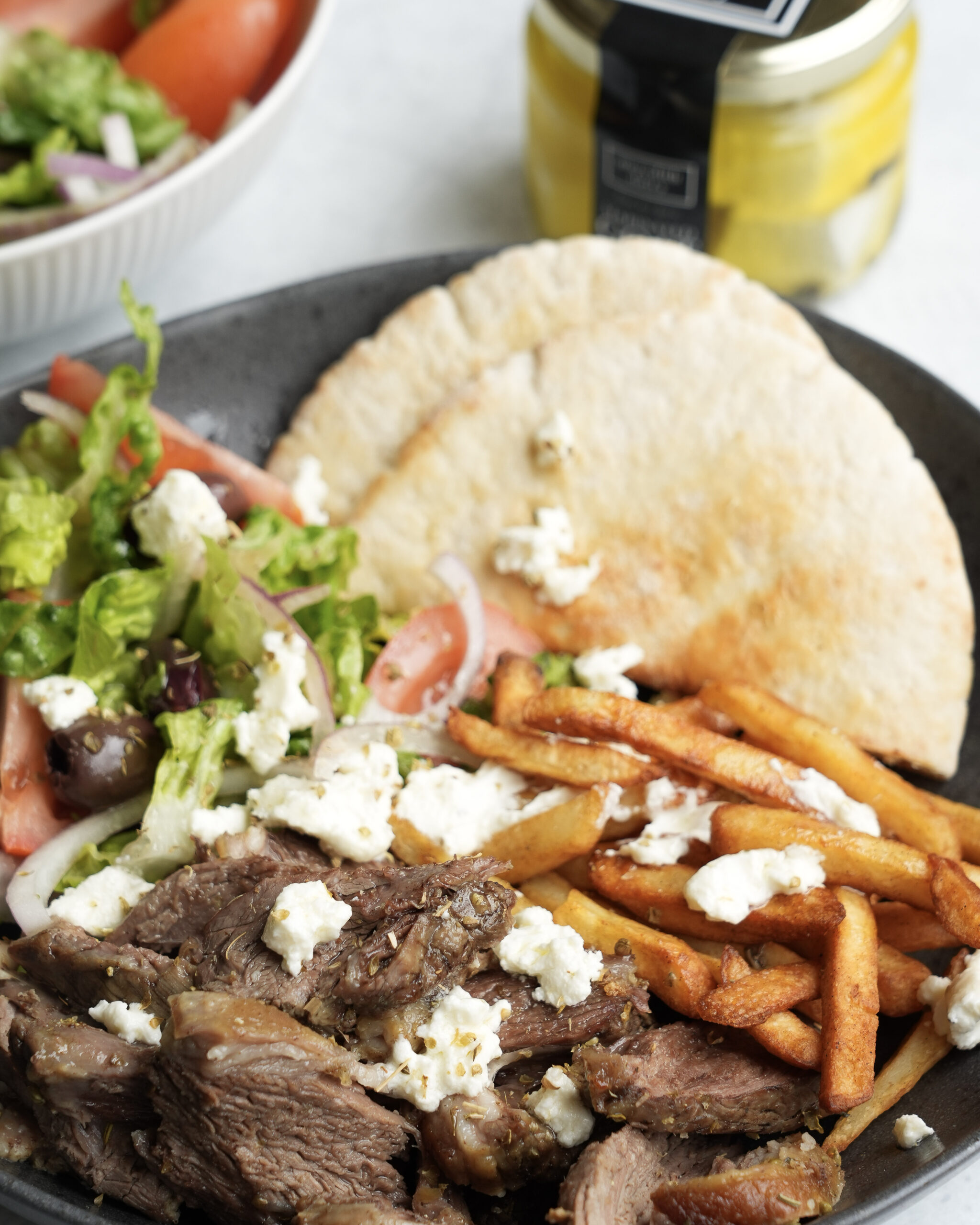 Photo of Slow roasted lamb with goat cheese